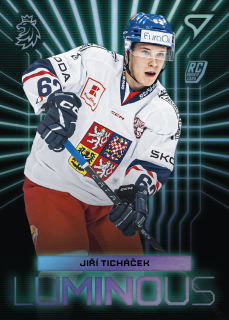 Ticháček Jiří hokejové česko Luminous blue#13