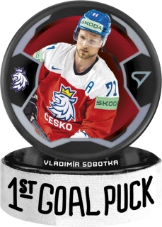 Sobotka Vladimír 1st Goal puck #16