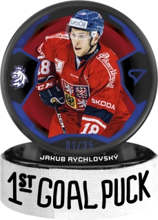 Rychlovský Jakub 1st Goal puck blue Parallel 23/35 #15