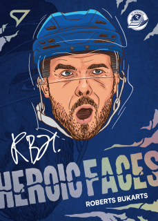 Bukarts Roberts Heroic Faces Tipsport extraliga 24/25 #6