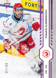 Kundrátek Tomáš Purple Iceberg Parallel 22/60 Tipsport extraliga 24/25 #5