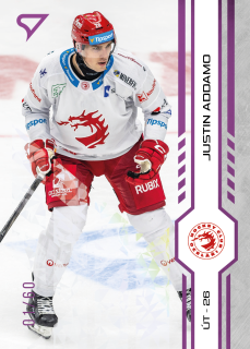 Addamo Justin Purple Iceberg Parallel 07/60 Tipsport extraliga 24/25 #9