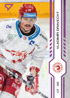 Dravecký Vladimír Purple Iceberg Parallel 40/60 Tipsport extraliga 24/25 #13