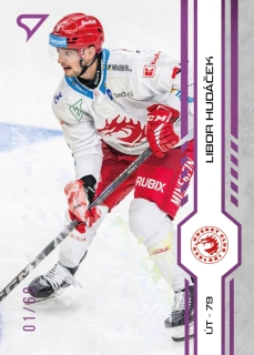 Hudáček Libor Purple Iceberg Parallel 05/60 Tipsport extraliga 24/25 #15