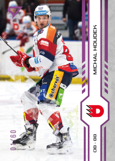 Houdek Michal Purple Iceberg Parallel 60/60 Tipsport extraliga 24/25 #24