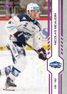Beaudin Nicolas Purple Iceberg Parallel 23/60 Tipsport extraliga 24/25 #76