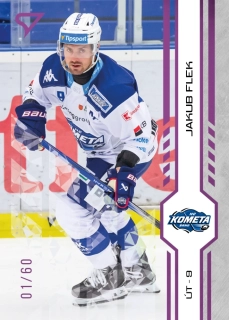 Flek Jakub Purple Iceberg Parallel 58/60 Tipsport extraliga 24/25 #83