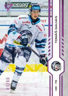 Galvas Tomáš Purple Iceberg Parallel 57/60 Tipsport extraliga 24/25 #113
