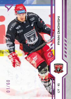 Dmowski Ryan Purple Iceberg Parallel 33/60 Tipsport extraliga 24/25 #137