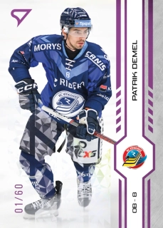 Demel Patrik Purple Iceberg Parallel 35/60 Tipsport extraliga 24/25 #148