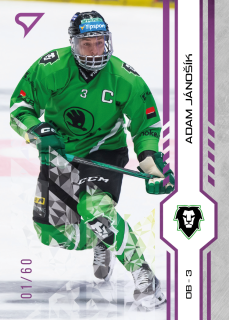 Janošík Adam Purple Iceberg Parallel 28/60 Tipsport extraliga 24/25 #221