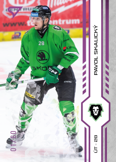 Skalický Pavol Purple Iceberg Parallel 59/60 Tipsport extraliga 24/25 #233