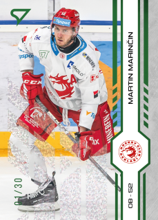 Marinčin Martin green glitter parallel 29/30 Tipsport extraliga 24/25 #6