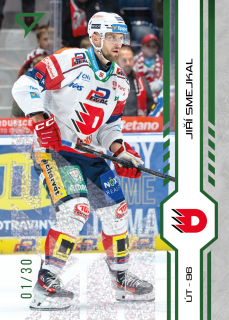 Smejkal Jiří green glitter parallel 5/30 Tipsport extraliga 24/25 #34