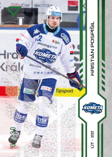 Pospíšil Kristian green glitter parallel 20/30 Tipsport extraliga 24/25 #87