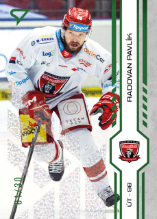 Pavlík Radovan green glitter parallel 2/30 Tipsport extraliga 24/25 #141