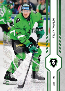 Pavlík Filip green glitter parallel 24/30 Tipsport extraliga 24/25 #224
