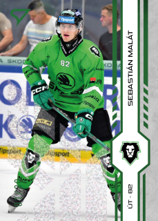 Malát Sebastián green glitter parallel 11/30 Tipsport extraliga 24/25 #231