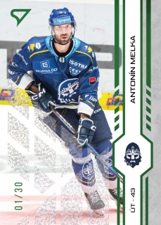 Melka Antonín green glitter parallel 30/30 Tipsport extraliga 24/25 #247