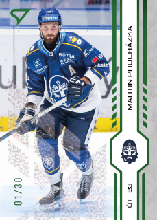 Procházka Martin green glitter parallel 5/30 Tipsport extraliga 24/25 #248