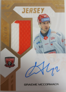 Mccormack Graemer game jersey signature 15/30