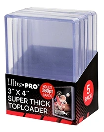 Ultra Pro 3x4 Super Thick Toploader 360pt (balení 5ks)