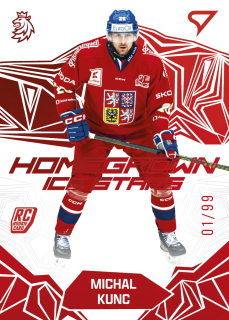Kunc Michal homegrown ice stars parallel 22/99 hokejové česko 2025 #23