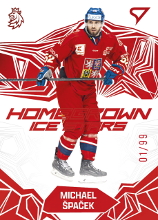 Špaček Michael homegrown ice stars parallel 43/99 hokejové česko 2025 #27