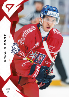 Knot Ronald hokejové česko 2025 red parallel #16