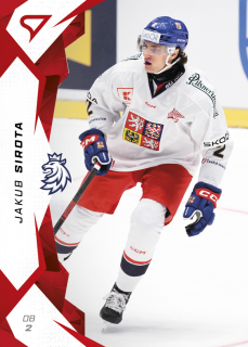 Sirota Jakub hokejové česko 2025 red parallel #23