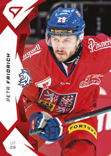 Fridrich Petr hokejové česko 2025 red parallel #32