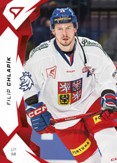 Chlapík Filip hokejové česko 2025 red parallel #35