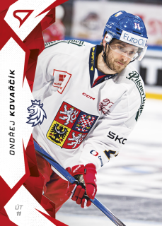 Kovarčík Ondřej hokejové česko 2025 red parallel #46