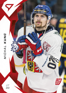 Kunc Michal hokejové česko 2025 red parallel #48