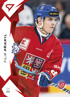 Přikryl Filip hokejové česko 2025 red parallel #53