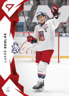 Sedlák Lukáš hokejové česko 2025 red parallel #55