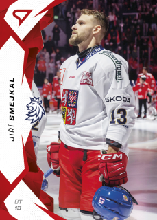 Smejkal Jiří hokejové česko 2025 red parallel #56