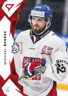 Špaček Michael hokejové česko 2025 red parallel #58