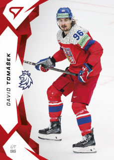 Tomášek David hokejové česko 2025 red parallel #59