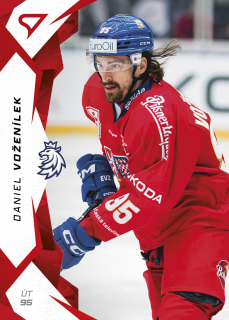 Voženílek Daniel hokejové česko 2025 red parallel #60
