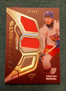 Kristian Reichel hokejové česko 2025 Fragments Jersey 11/49 