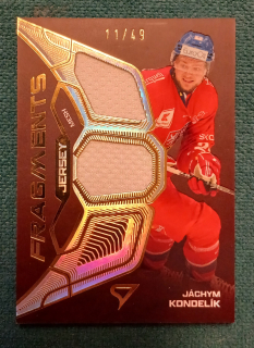 Kondelík Jáchym hokejové česko 2025 Fragments Jersey 11/49 