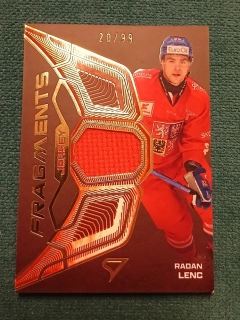 Lenc Radan hokejové česko 2025 Fragments Jersey 20/99 
