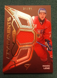 Lenc Radan hokejové česko 2025 Fragments Jersey 31/99 