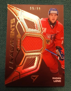 Lenc Radan hokejové česko 2025 Fragments Jersey 9/99 