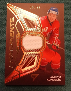 Kondelík Jáchym hokejové česko 2025 Fragments Jersey 9/99 