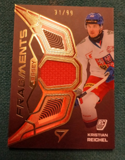 Reichel Kristian hokejové česko 2025 Fragments Jersey 31/99 