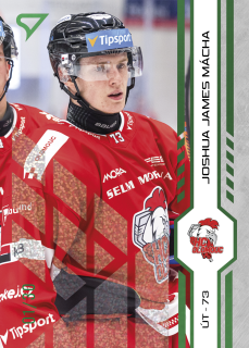 Mácha Joshua James green glitter parallel 29/30 Tipsport extraliga 24/25 #333