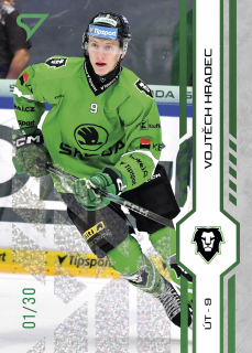 Hradec Vojtěch green glitter parallel 16/30 Tipsport extraliga 24/25 #353