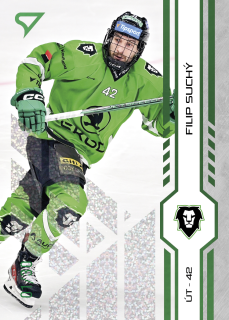 Suchý Filip green glitter parallel 22/30 Tipsport extraliga 24/25 #355
